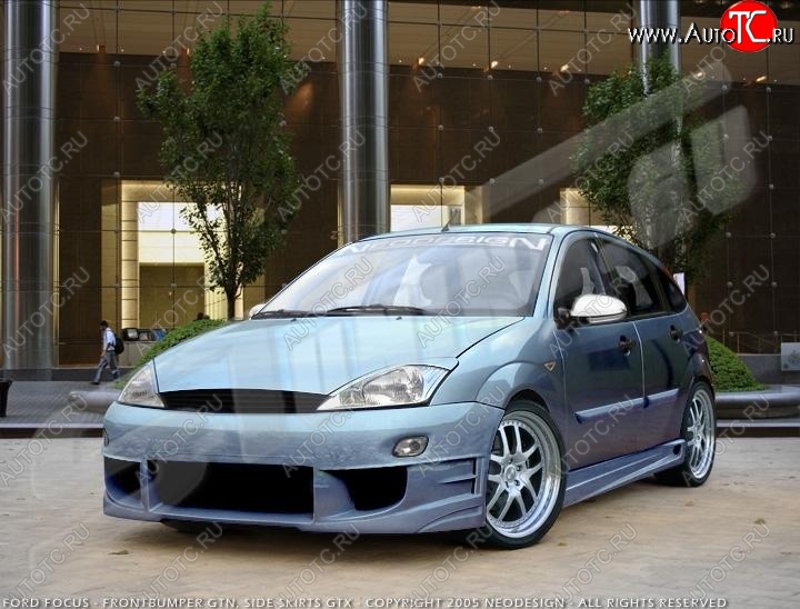 15 199 р. Пороги накладки ST1 Ford Focus 1 универсал дорестайлинг (1998-2002)  с доставкой в г. Майкоп
