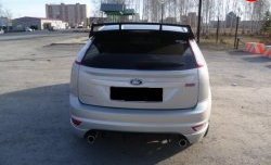 7 599 р. Накладка заднего бампера Loder 1899  Ford Focus  2 (2007-2011) хэтчбэк 3 дв. рестайлинг, хэтчбэк 5 дв. рестайлинг (Неокрашенная)  с доставкой в г. Майкоп. Увеличить фотографию 4