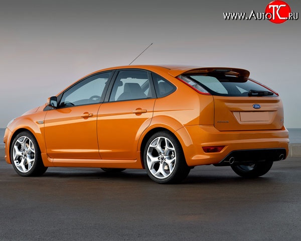 4 749 р. Спойлер ST V2 Ford Focus 2 хэтчбэк 5 дв. дорестайлинг (2004-2008) (Неокрашенный)  с доставкой в г. Майкоп