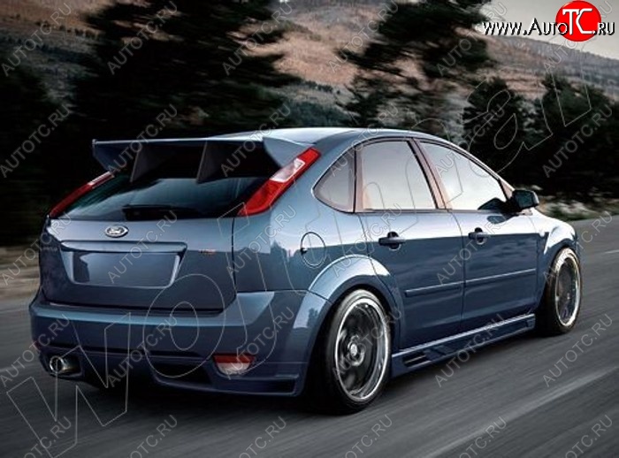25 899 р. Задний бампер EVO Ford Focus 2 хэтчбэк 5 дв. дорестайлинг (2004-2008)  с доставкой в г. Майкоп