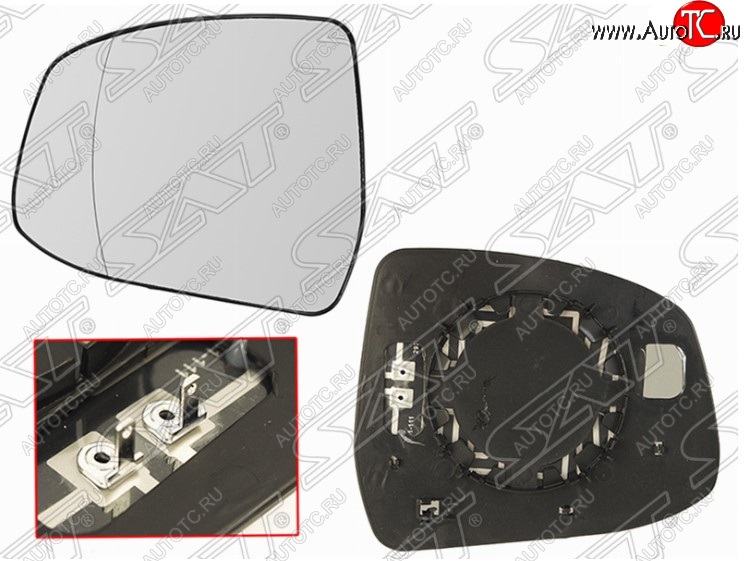 529 р. Полотно зеркала SAT (асферическое, с обогревом) Ford Mondeo Mk4,DG дорестайлинг, универсал (2007-2010)  с доставкой в г. Майкоп