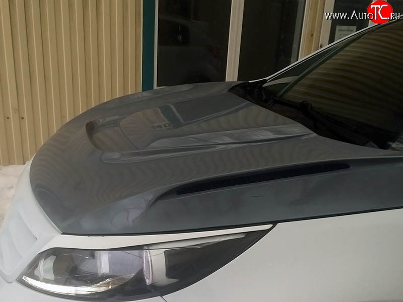21 499 р. Пластиковый капот Exclusive Ford Focus 2 хэтчбэк 3 дв. рестайлинг (2007-2011) (Неокрашенный)  с доставкой в г. Майкоп