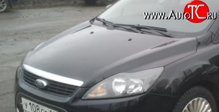 24 999 р. Капот cтандартный SIMYI  Ford Focus 2 хэтчбэк 3 дв. рестайлинг (2007-2011) (неокрашенный)  с доставкой в г. Майкоп