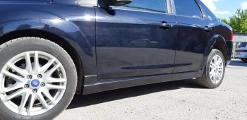 4 099 р. Пороги накладки Classic Sport Ford Focus 2 универсал дорестайлинг (2004-2008) (Неокрашенные)  с доставкой в г. Майкоп. Увеличить фотографию 4