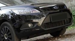 1 139 р. Реснички на фары RA Ford Focus 2 хэтчбэк 3 дв. рестайлинг (2007-2011) (Неокрашенные)  с доставкой в г. Майкоп. Увеличить фотографию 3