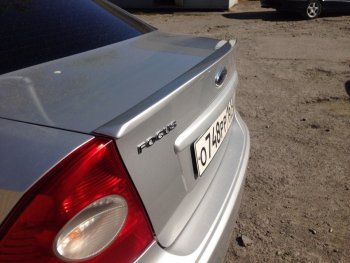 3 399 р. Лип спойлер АВТОКРАТ Ford Focus 2 седан рестайлинг (2007-2011) (Неокрашенный)  с доставкой в г. Майкоп. Увеличить фотографию 4