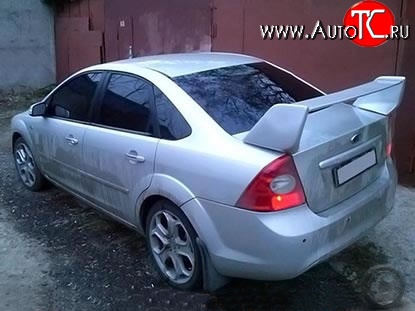 6 549 р. Спойлер EVO Design Ford Focus 2 седан рестайлинг (2007-2011) (Неокрашенный)  с доставкой в г. Майкоп
