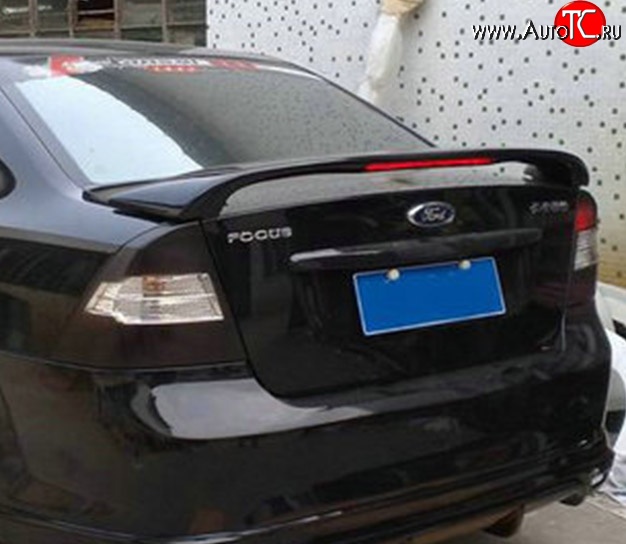 5 999 р. Спойлер M-VRS Ford Focus 2 седан рестайлинг (2007-2011) (Неокрашенный)  с доставкой в г. Майкоп
