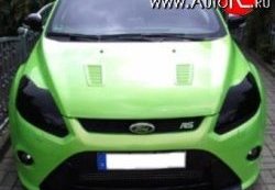 1 484 р. Темная защита передних фар NovLine Ford Focus 2 хэтчбэк 3 дв. рестайлинг (2007-2011)  с доставкой в г. Майкоп. Увеличить фотографию 2
