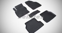 Износостойкие коврики в салон с высоким бортом SeiNtex Premium 4 шт. (резина) Ford Focus  2 (2004-2011)  седан дорестайлинг, универсал дорестайлинг, хэтчбэк 3 дв. дорестайлинг, хэтчбэк 5 дв. дорестайлинг, седан рестайлинг, универсал рестайлинг, хэтчбэк 3 дв. рестайлинг, хэтчбэк 5 дв. рестайлинг