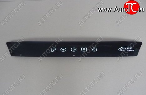 999 р. Дефлектор капота Russtal (короткий) Ford Focus 2  седан дорестайлинг (2004-2008)  с доставкой в г. Майкоп