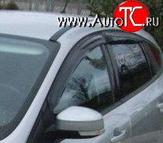 2 199 р. Комплект дефлекторов окон (ветровиков) 4 шт. Novline (литьевой поликарбонат) Ford Focus 2  седан дорестайлинг (2004-2008)  с доставкой в г. Майкоп