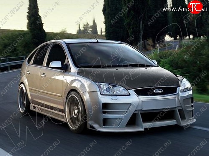 25 899 р. Передний бампер EVO 1 Ford Focus 2  седан дорестайлинг (2004-2008)  с доставкой в г. Майкоп