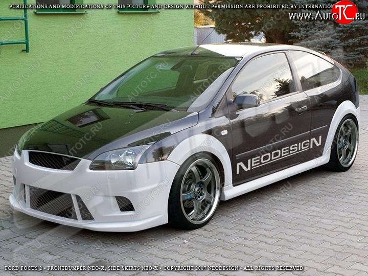 25 899 р. Передний бампер Neodesign Ford Focus 2  седан дорестайлинг (2004-2008)  с доставкой в г. Майкоп