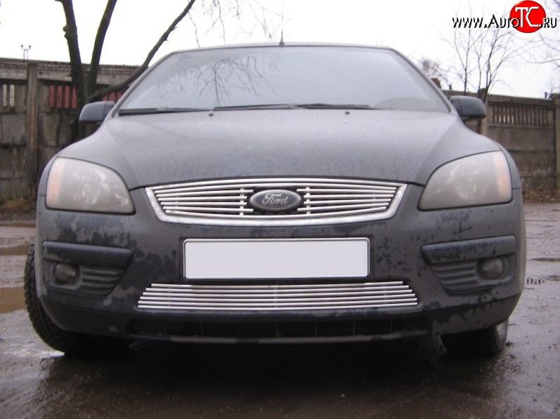 5 399 р. Декоративная вставка воздухозаборника Berkut Ford Focus 2  седан дорестайлинг (2004-2008)  с доставкой в г. Майкоп
