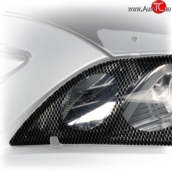 206 р. Карбоновая защита передних фар NovLine Ford Focus 2 хэтчбэк 3 дв. рестайлинг (2007-2011)  с доставкой в г. Майкоп