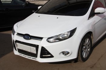 1 149 р. Реснички на фары MV Tuning Ford Focus 3 универсал дорестайлинг (2010-2015) (Неокрашенные)  с доставкой в г. Майкоп. Увеличить фотографию 5