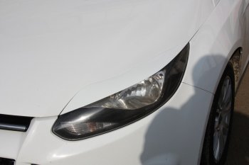 1 149 р. Реснички на фары MV Tuning Ford Focus 3 универсал дорестайлинг (2010-2015) (Неокрашенные)  с доставкой в г. Майкоп. Увеличить фотографию 6