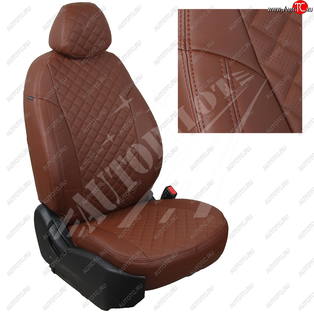 8 749 р. Чехлы сидений AUTOPILOT Экокожа Ромб (Sport/Titanium, Задняя спинка и сиденье 40/60) Ford Focus 3 (2010-2019) универсал дорестайлинг, хэтчбэк дорестайлинг, седан дорестайлинг, седан рестайлинг, универсал рестайлинг, хэтчбэк рестайлинг (Темно коричневый + Темно коричневый) с доставкой в г. Майкоп Увеличить фотографию 1 8 749 р. Чехлы сидений AUTOPILOT Экокожа Ромб (Sport/Titanium, Задняя спинка и сиденье 40/60) Ford Focus 3 (2010-2019) универсал дорестайлинг, хэтчбэк дорестайлинг, седан дорестайлинг, седан рестайлинг, универсал рестайлинг, хэтчбэк рестайлинг (Темно коричневый + Темно коричневый) с доставкой в г. Майкоп
