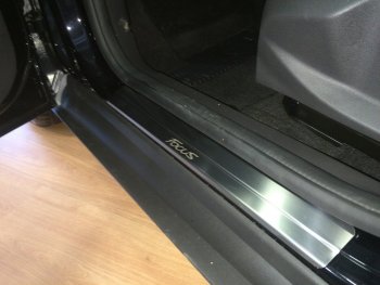 2 199 р. Накладки порожков салона INOX Ford Focus 3 седан дорестайлинг (2011-2015) (Нержавеющая сталь)  с доставкой в г. Майкоп. Увеличить фотографию 3