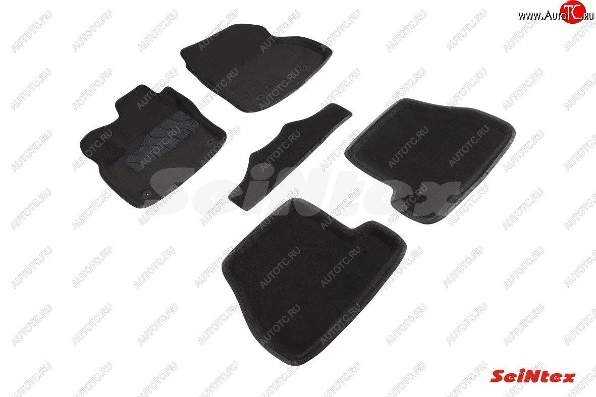 5 449 р. Комплект 3D ковриков в салон (ворсовые / чёрные) (МКПП) Seintex Ford Focus 3 седан рестайлинг (2014-2019) с доставкой в г. Майкоп Увеличить фотографию 1 5 449 р. Комплект 3D ковриков в салон (ворсовые / чёрные) (МКПП) Seintex Ford Focus 3 седан рестайлинг (2014-2019) с доставкой в г. Майкоп