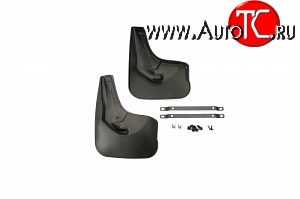 2 379 р. Брызговики задние Autofamily. (рестайлинг) Ford Focus 3 хэтчбэк дорестайлинг (2010-2015)  с доставкой в г. Майкоп