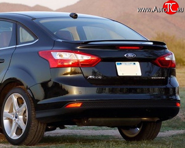 3 799 р. Спойлер M-VRS Ford Focus 3 седан дорестайлинг (2011-2015) (Неокрашенный)  с доставкой в г. Майкоп