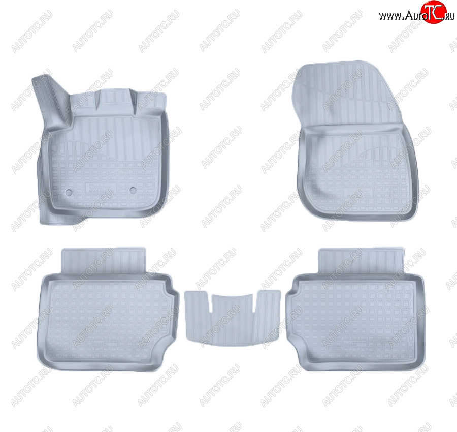 3 289 р. Коврики салона Norplast Unidec  Ford Fusion ( 2) - Mondeo ( MK5 CD391,  MK5,CD391) (Цвет: серый)  с доставкой в г. Майкоп