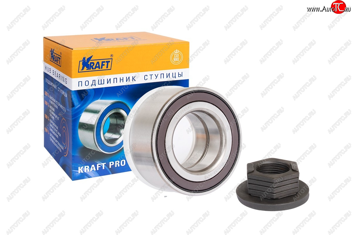 2 599 р. Подшипник передней ступицы KRAFT (с ABS) Ford Fusion 1 хэтчбэк дорестайлинг (2002-2005)  с доставкой в г. Майкоп