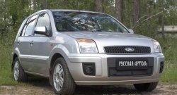 1 899 р. Защитная сетка решетки переднего бампера РА Ford Fusion 1  рестайлинг, хэтчбэк (2005-2012)  с доставкой в г. Майкоп. Увеличить фотографию 2