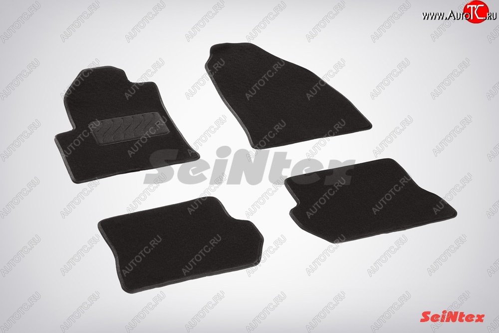 2 899 р. Износостойкие коврики в салон SeiNtex Premium LUX 4 шт. (ворсовые) Ford Fusion 1 хэтчбэк дорестайлинг (2002-2005)  с доставкой в г. Майкоп