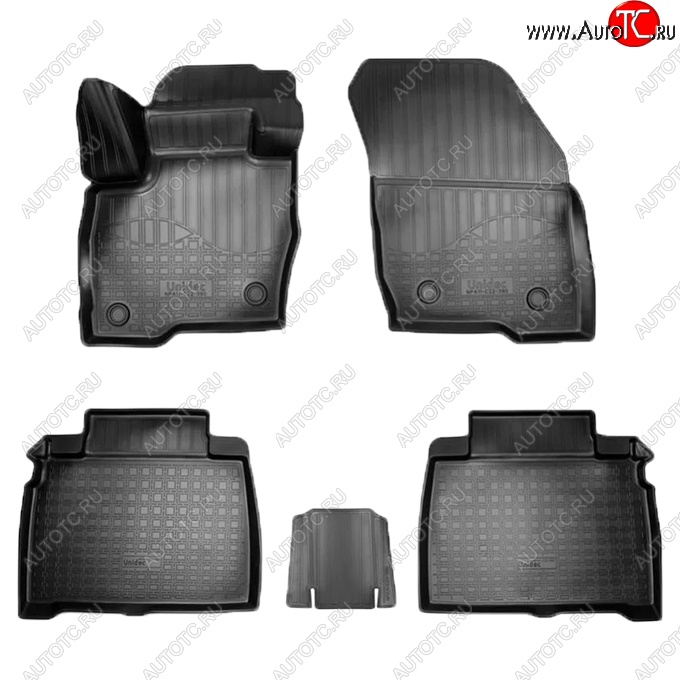2 399 р. Коврики салонные Noplast (3D)  Ford Galaxy  CK,CD390 (2014-2019) дорестайлинг (Черные)  с доставкой в г. Майкоп