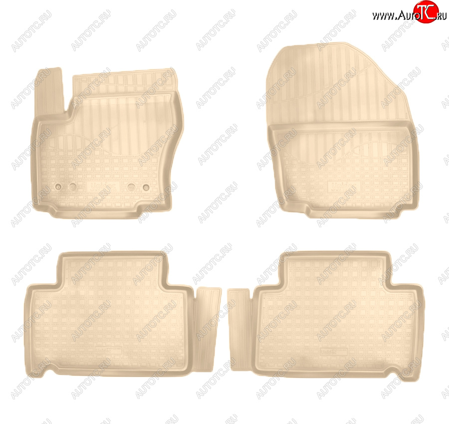2 899 р. Коврики салона Norplast Unidec  Ford Galaxy  2 - S-Max  1 (Цвет: бежевый)  с доставкой в г. Майкоп