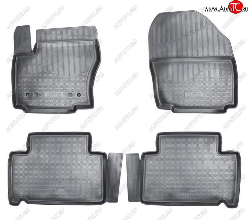 2 399 р. Комплект салонных ковриков Norplast Unidec Ford S-Max 1 дорестайлинг (2006-2010) (Цвет: черный)  с доставкой в г. Майкоп