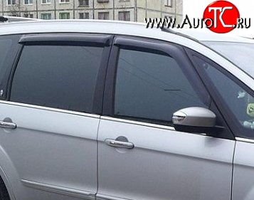 999 р. Комплект дефлекторов окон (ветровиков) 4 шт. Russtal Ford Galaxy 2 рестайлинг (2010-2015)  с доставкой в г. Майкоп