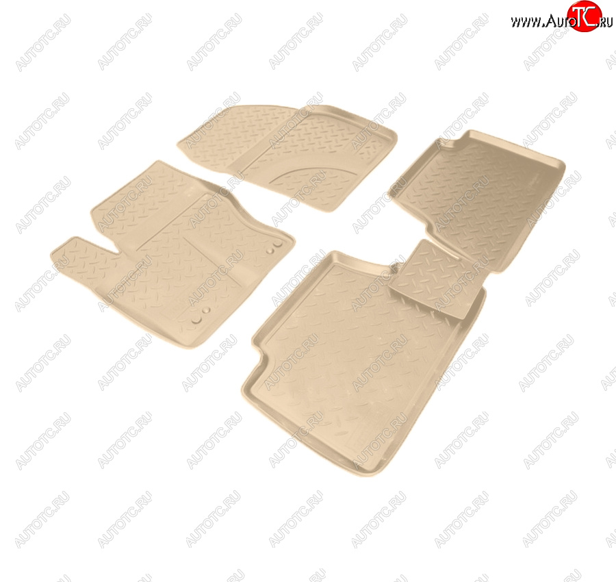 3 099 р. Коврики салона Norplast Unidec Ford Grand C-Max C344 (2010-2015) (Цвет: бежевый)  с доставкой в г. Майкоп