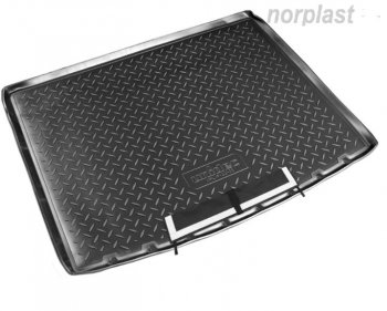 Коврик багажника Norplast Unidec Ford Grand C-Max  C344 (2010-2015) (Черный, с погрузочным ковриком (фартуком))