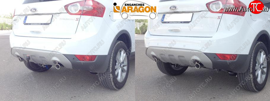 22 699 р. Фаркоп Aragon.(шар V) Ford Kuga 2 рестайлинг (2016-2019)  с доставкой в г. Майкоп