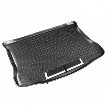 Коврик багажника Norplast Unidec Ford Kuga  1 (2008-2013) (Черный, с погрузочным ковриком (фартуком))