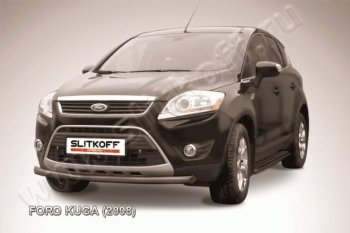 Защита переднего бампера d57 Slitkoff Ford Kuga  1 (2008-2013)