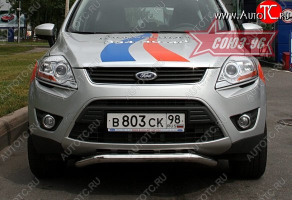 10 799 р. Защита переднего бампера одинарная Souz-96 (d60). Ford Kuga 1 (2008-2013)  с доставкой в г. Майкоп