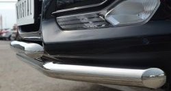 16 949 р. Защита переднего бампера (2 трубыØ76 мм, нержавейка) SLITKOFF  Ford Kuga  2 (2013-2016) дорестайлинг  с доставкой в г. Майкоп. Увеличить фотографию 3