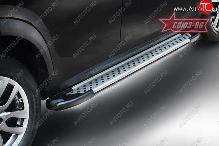 16 999 р. Пороги из алюминиевого профиля Souz-96 Ford Kuga 2 дорестайлинг (2013-2016)  с доставкой в г. Майкоп