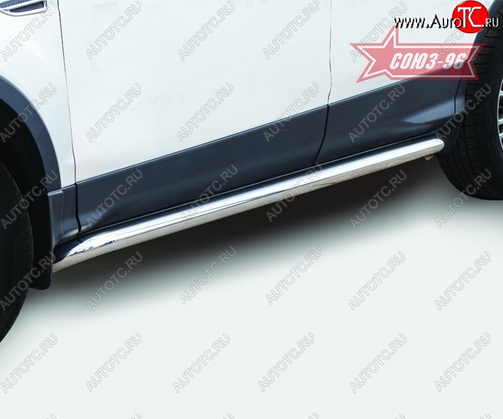 13 832 р. Защита порогов Souz-96 (d60) Ford Kuga 2 дорестайлинг (2013-2016)  с доставкой в г. Майкоп