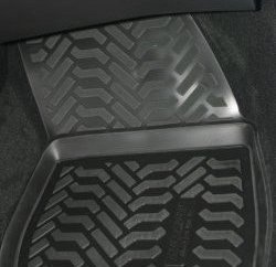 1 599 р. Коврики в салон (седан) Aileron (полиуретан) Ford Mondeo MK5 CD391 дорестайлинг седан (2014-2018)  с доставкой в г. Майкоп. Увеличить фотографию 3