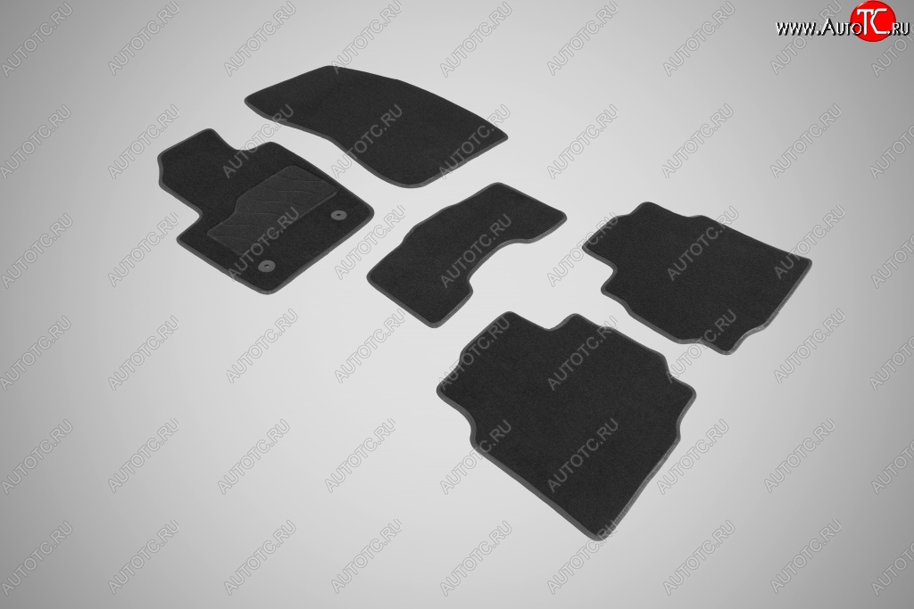 2 999 р. Износостойкие коврики в салон SeiNtex Premium LUX 4 шт. (ворсовые)  Ford Mondeo  MK5 CD391 (2014-2018) дорестайлинг седан  с доставкой в г. Майкоп