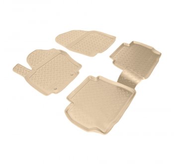 Коврики салона Norplast Unidec Ford Mondeo (2007-2014) Mk4,BD дорестайлинг, седан, Mk4,DG дорестайлинг, универсал, Mk4,BD рестайлинг, седан, Mk4,DG рестайлинг, универсал (Цвет: бежевый)