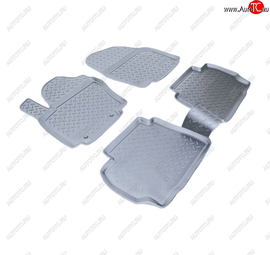 3 069 р. Коврики салона Norplast Unidec  Ford Mondeo (2007-2014) Mk4,BD дорестайлинг, седан, Mk4,DG дорестайлинг, универсал, Mk4,BD рестайлинг, седан, Mk4,DG рестайлинг, универсал (Цвет: серый)  с доставкой в г. Майкоп