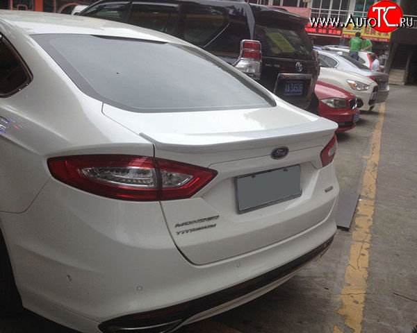 3 499 р. Спойлер M-VRS Ford Mondeo MK5 CD391 дорестайлинг седан (2014-2018) (Неокрашенный)  с доставкой в г. Майкоп