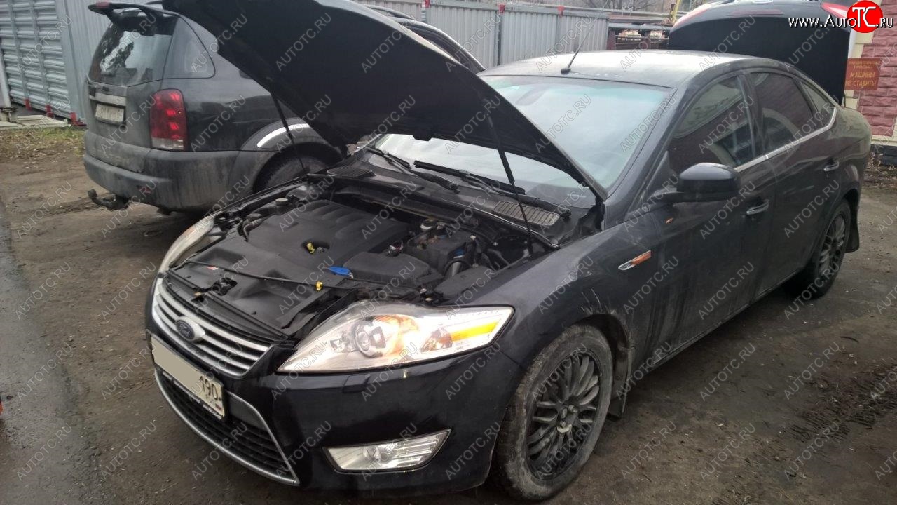 2 149 р. Упоры капота Russtal Ford Mondeo Mk4,BD рестайлинг, седан (2010-2014)  с доставкой в г. Майкоп